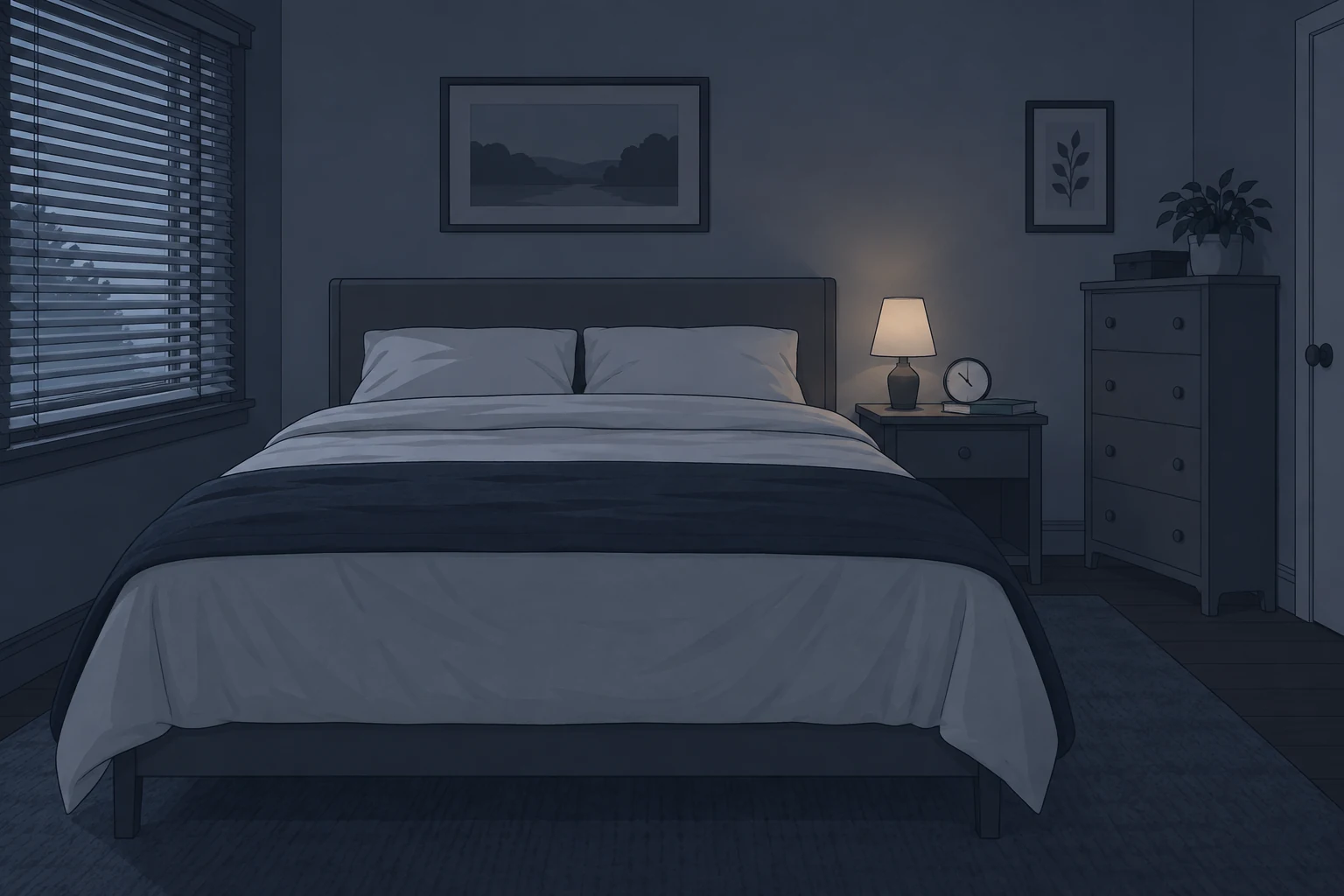 Sleep Made Clear — How sleep actually works — cycles, environment, and disruption, explained.